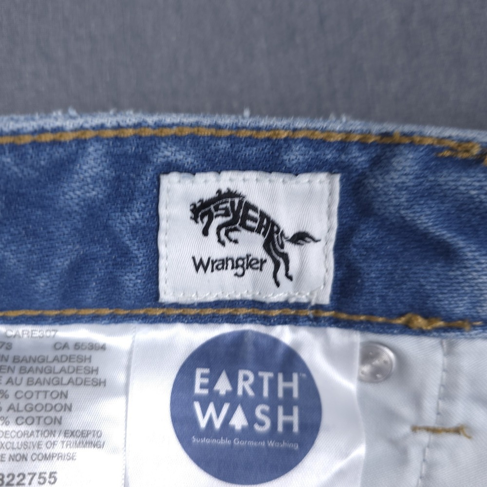 Wrangler Wanderer High Rise Flare Jeans Womens 29x30 (Fits 31x30) Wide Leg Denim - Picture 14 of 16